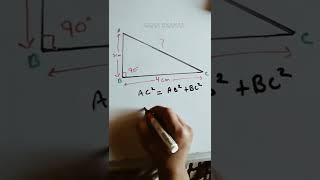 How to find Right angle triangle Side  Pythagoras theorem [upl. by Tutankhamen]