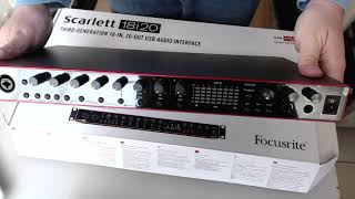 Focusrite Scarlett 18i20 Gen 3  Unboxing en Español [upl. by Ande]