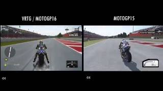 Valentino Rossi The Game vs MotoGP15 4K  50FPS [upl. by Bean]