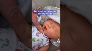 Mom Plays With Silicone Baby Doll For First Time [upl. by Berthe]