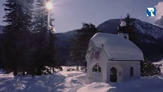 Drohnenflug über MariaKöniginKapelle am Lautersee [upl. by Bax455]