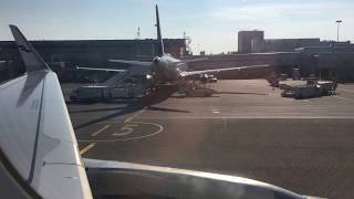 Finnair A321 sharklet pushback and startup [upl. by Lebna794]