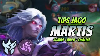 CARA MAIN MARTIS META TERBARU  BUILD amp EMBLEM MARTIS TERSAKIT 2023   MARTIS JUNGLER GAMEPLAY [upl. by Cesaria]