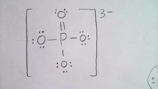 Phosphate Ion Lewis Structure  Why the double bond [upl. by Aniteb]