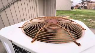 2010 Payne PH13 Heat Pump Exiting Defrost [upl. by Nowell]