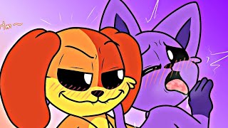 Catnap x Dogday Like to Draw  Poppy Playtime Chapter 3  Comic Dub [upl. by Nadnarb909]