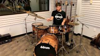 Dios Zebrawood Kit in Action  ddrum [upl. by Ocinemod]