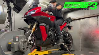 BMW S1000XR Dyno Black Widow Race Exhaust DNA air filter ECU Custom Remapping Flash P3 Tuning [upl. by Godfry253]