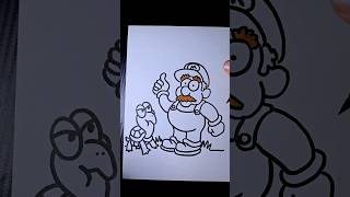 Drawing Mario in 60 Seconds 🎨✨ shorts [upl. by Payne]