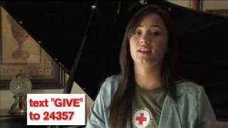 Demi Lovato  American Red Cross  PSA 1 [upl. by Ahsot]