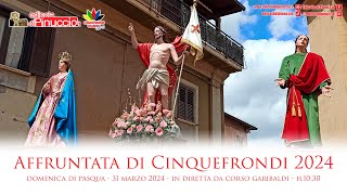 Affruntata di Cinquefrondi 2024  IN DIRETTA da Corso Garibaldi  Domenica di Pasqua 31032024 [upl. by Nakada]