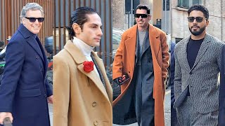 Mens Fashion Trends 2024 FallWinter Street Style Milan FW Menswear [upl. by Llebanna]