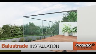 Glass Balustrade Installation [upl. by Aivalf]