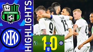 Sassuolo  Inter 10 Gli Highlights Oggi  Serie A 202424  Gol Di Laurienté [upl. by Calendra]