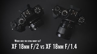 Fujifilm XF 18mm Showdown f14 vs f2  Which is the better lens overall [upl. by Grimbly]