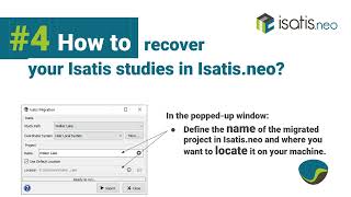 Isatisneo How to4 recover your Isatis studies in Isatis neo [upl. by Engedi18]