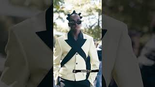 Rickey Thompson OffWhite SS25 Street Style New York Fashion Week [upl. by Ysac]