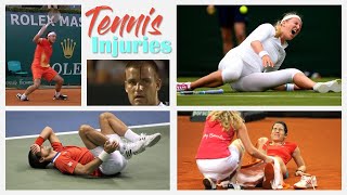 Painful Tennis Injuries  PART 1  Viewer Discretion Advised [upl. by Gabbey316]