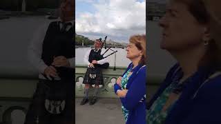 Bagpipes On The Bridge [upl. by Osicnarf]