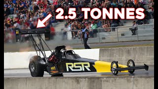 The DOWNFORCE on a Top Fuel Dragster Will Blow Your Mind [upl. by Matthieu39]