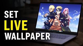 How To Put Live Wallpaper on Laptop or PC [upl. by Enellek153]