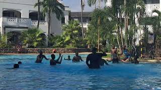 Williams water polo during the December holidays at Sarova Whitesands Mombasa [upl. by Lorrimor179]