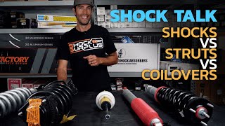 Differences Between Shocks Struts and Coilovers [upl. by Anaet400]