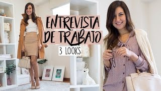 TIPS PARA UNA ENTREVISTA DE TRABAJO  3 OUTFITS 🤓✏️  Tana Rendón [upl. by Amsab]