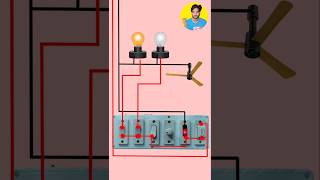 Electrical fan balb board wiring shorts shortsfeed shortvideo youtubeshorts [upl. by Lux426]