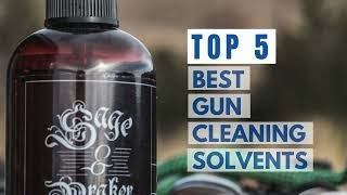 Top 5 Best Gun Cleaning Solvents [upl. by Bollay339]