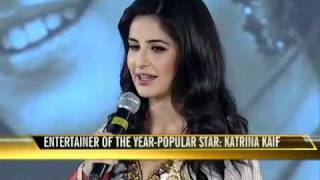 NDTVs Entertainer of the Year Katrina Kaif [upl. by Millda]