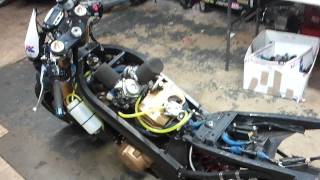 1988 Honda Hawk GT 650  663cc Wiseco Motor  Part 2 internal [upl. by Nahtanha]