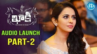 Khakee Movie Audio Launch Part 2  Karthi  Rakul Preet Singh  H Vinoth [upl. by Anaek]