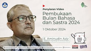 Pembukaan Bulan Bahasa dan Sastra 2024 [upl. by Etteuqal]