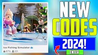 SECRET UPDATE  ICE FISHING SIMULATOR CODES 2024 [upl. by Irem366]