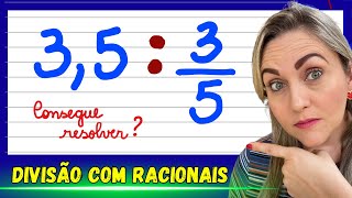 DIVISÃO COM VÍRGULA E FRAÇÃO NÃO APRENDEU NA ESCOLA EU TE ENSINO AQUI EXPLICAÇÃO DO CONTEÚDO [upl. by Aix637]