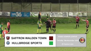 Saffron Walden Town v Hullbridge Sports Season 202425 [upl. by Hayotal]