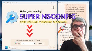 SUPER MSConfig  ACELERE o Seu WINDOWS Facilmente🚀 [upl. by Nyllek]