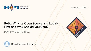 Rotki Why it’s Open Source and LocalFirst and Why Should You Care by Konstantinos Paparas [upl. by Ingmar]