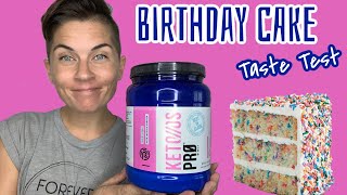 Keto OSPro Birthday Cake Taste Test [upl. by Antonin603]