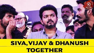 Sivakarthikeyan amp Danush meets Vijay at Cauvery and Sterlite Protest  Nadigar Sangam [upl. by Releyks]