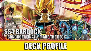 SS4 Bardock SS4  DBS Deck Profile  Dragon Ball Super TCG [upl. by Nichy]