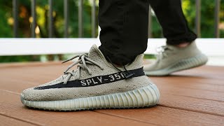 The BEST New YEEZY Adidas YEEZY 350 V2 Granite REVIEW [upl. by Learrsi]