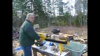 5 Ton Electric Log Splitter Update [upl. by Atinal]