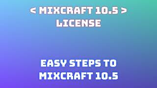 Mixcraft 107 2024 PC Installation Guide [upl. by Kore]