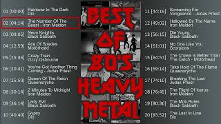 Best of 80s HEAVY METAL Playlist [upl. by Ativak]