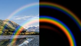 RAINBOW IN THE SKY  STOCK FOOTAGE VIDEO [upl. by Illyes560]