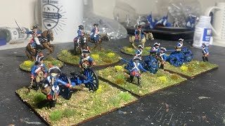 General Update  28mm AWI Hessians Commanders and Guns finished [upl. by Eirojam]