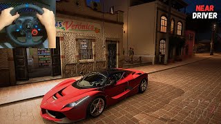 LA FERRARI  Forza Horizon 5  Steering Wheel Gameplay [upl. by Seamus189]