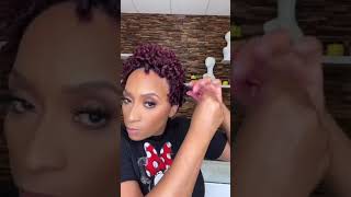 Rod Set on Natural Hair  Perfect Curls  No Frizz  Easy Hairstyle [upl. by Sussna]